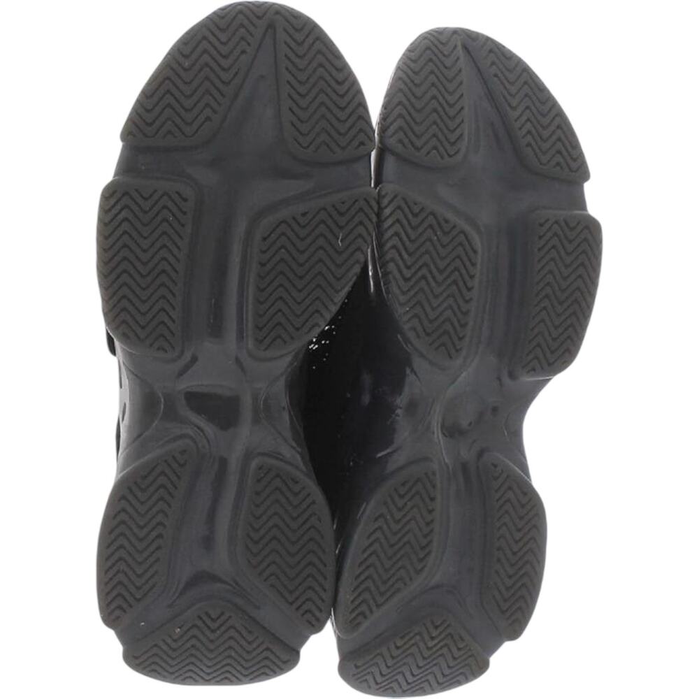 Steve Madden Women's Maxima Rhinestone Trim Trainer Sneakers Black Size 8 - Picture 4 of 4